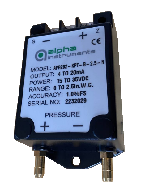 BTU爐膛蓋控制器／風壓傳感器